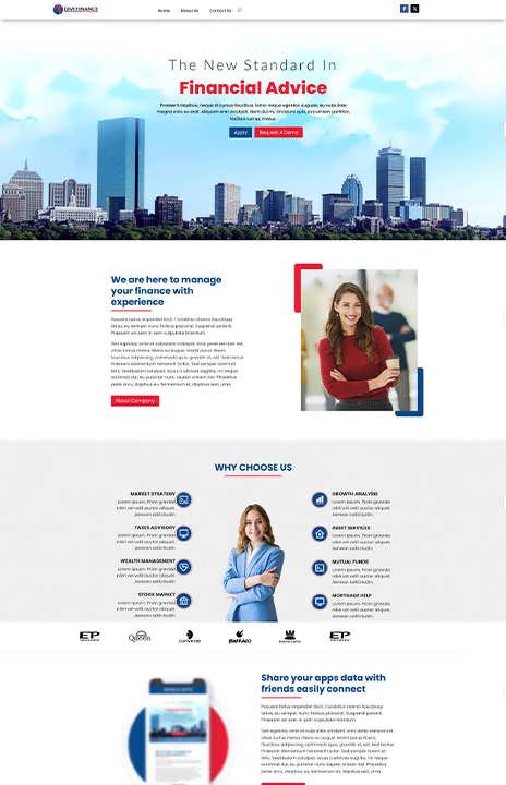 Finance-Divi-Layout